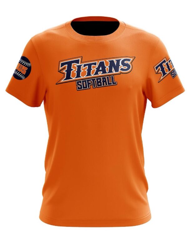 Custom Titans Softball Jersey with Name, Number, and Team Logo – Sprint Sports Gear
