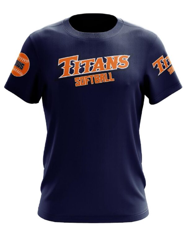 Titans Softball Custom Jersey Shirt – Personalized Teamwear for Clubs & Tournaments | Breathable Performance Fabric | Add Name, Number & Logo | Lightweight, Quick-Dry | Sprint Sports Gear - Image 2